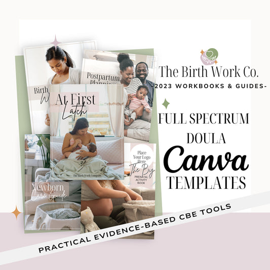 Doula Client Workbooks and Guides | Birth Doula | Postpartum Doula | Childbirth Education | Doula Handouts